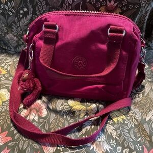 Kipling Women's Crossbody Bag in Rich Burgundy